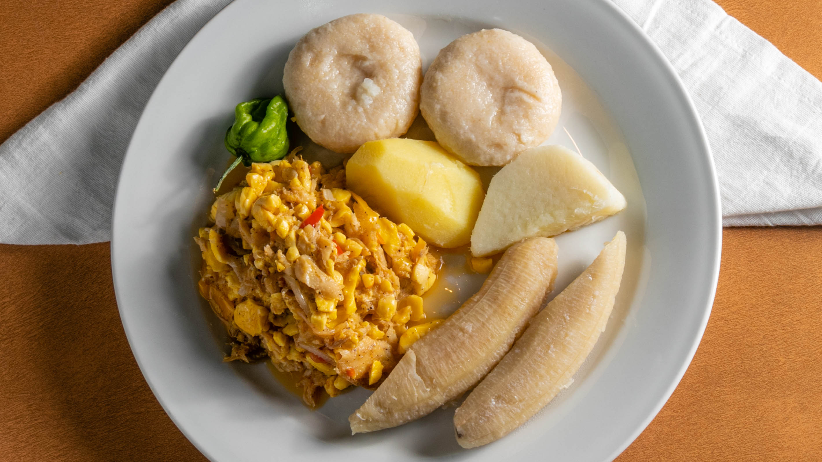 ACKEE & SALTFISH ジャパレゲ 12インチ Ackee & Saltfish | Krazy Jerk Jamaican Restaurant